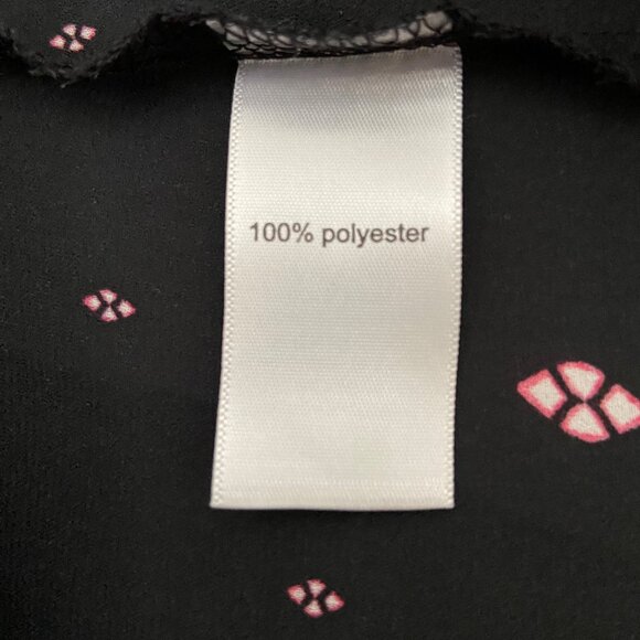 Maurices Women's Black Patterned Blouse Size Large - Picture 7 of 8